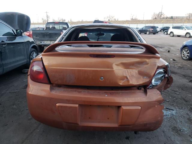 1B3ES56C85D238937 - 2005 DODGE NEON ORANGE photo 6