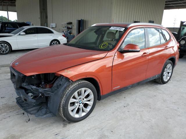 WBAVL1C54DVR87914 - 2013 BMW X1 XDRIVE2 ORANGE photo 1