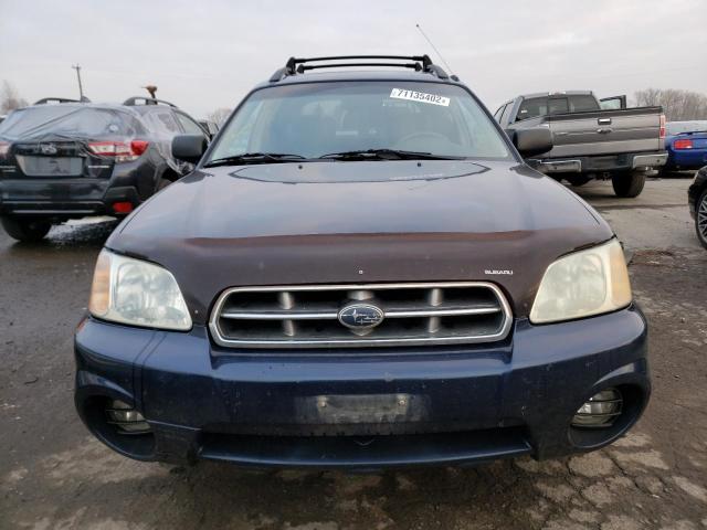 4S4BT62C047101932 - 2004 SUBARU BAJA SPORT BLUE photo 5