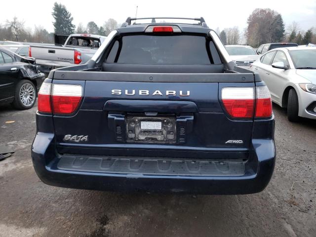 4S4BT62C047101932 - 2004 SUBARU BAJA SPORT BLUE photo 6