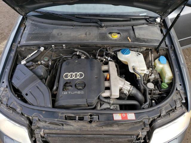 WAUJC68E32A176081 - 2002 AUDI A4 1.8T GRAY photo 11