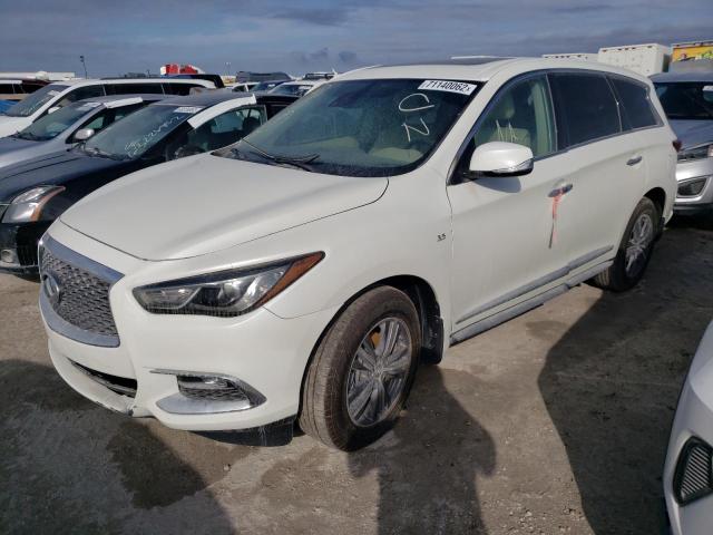 5N1DL0MN8KC504260 - 2019 INFINITI QX60 LUXE WHITE photo 2