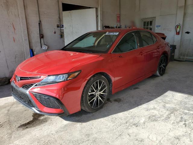 4T1G11AK9PU078437 - 2023 TOYOTA CAMRY SE N RED photo 1