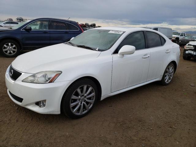 JTHBK262985085067 - 2008 LEXUS IS 250 WHITE photo 1