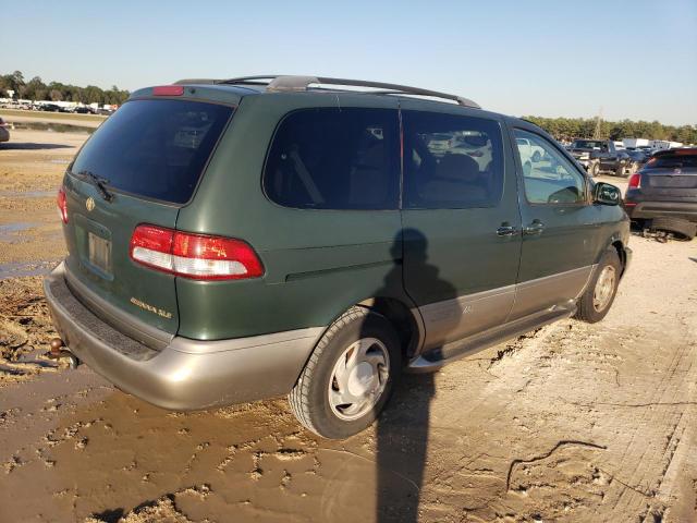 4T3ZF13C71U335836 - 2001 TOYOTA SIENNA LE GREEN photo 3