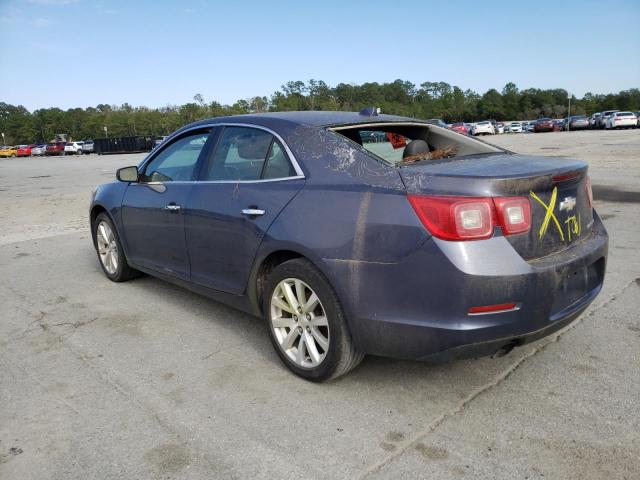 1G11H5SA9DF320834 - 2013 CHEVROLET MALIBU LTZ ნაცრისფერი ფოტო 2