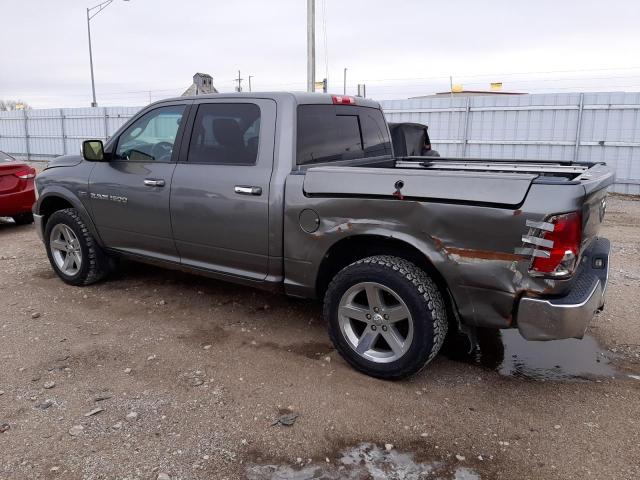 1C6RD7NT9CS126865 - 2012 DODGE RAM 1500 L GRAY photo 2