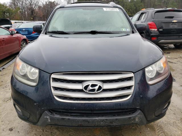 5XYZKDAG5CG096114 - 2012 HYUNDAI SANTA FE L BLUE photo 5