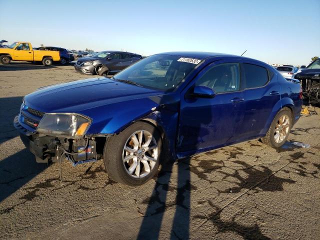 1C3CDZBG2EN153851 - 2014 DODGE AVENGER R/ BLUE photo 1