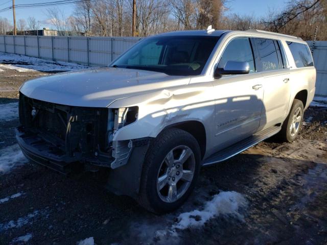 1GNSKJKC6GR217663 - 2016 CHEVROLET SUBURBAN K SILVER photo 2