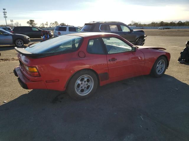 WP0AA094XGN458536 - 1986 PORSCHE 944 RED photo 3