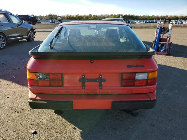 WP0AA094XGN458536 - 1986 PORSCHE 944 RED photo 6