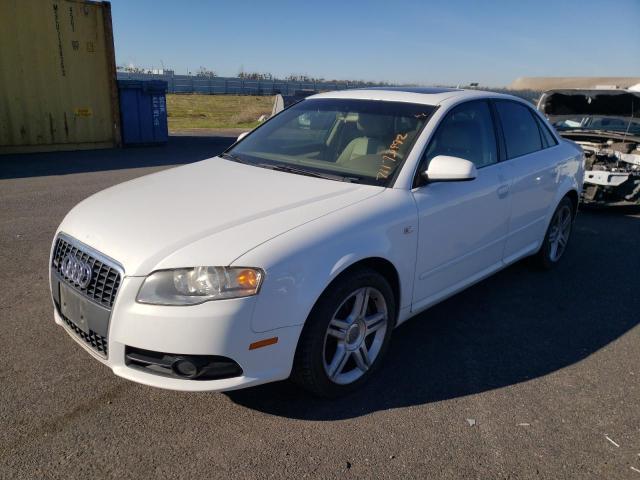 WAUDF78E08A054975 - 2008 AUDI A4 WHITE photo 1