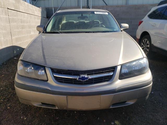 2G1WF52E439288333 - 2003 CHEVROLET IMPALA BROWN photo 5