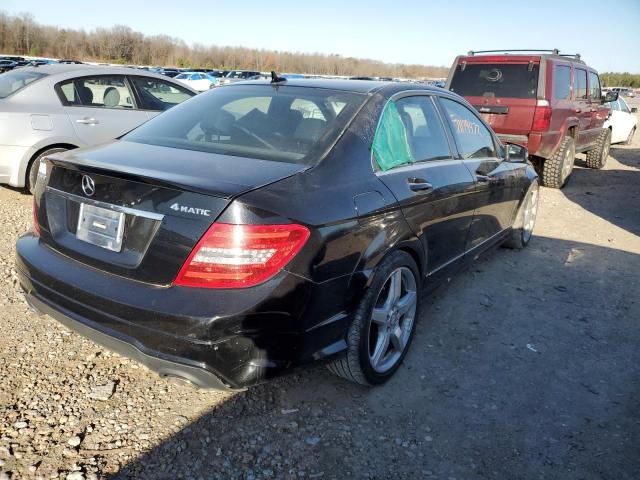 WDDGF8AB7DA758757 - 2013 MERCEDES-BENZ C 300 4MAT BLACK photo 3