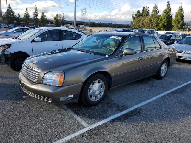 1G6KD54Y91U234645 - 2001 CADILLAC DEVILLE BROWN photo 1