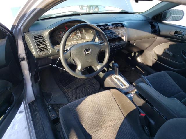 1HGEM22155L005634 - 2005 HONDA CIVIC DX V SILVER photo 8