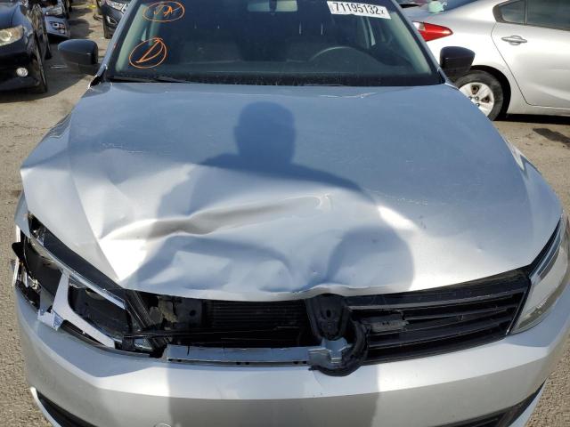 3VW2K7AJ4BM374675 - 2011 VOLKSWAGEN JETTA BASE 银色 照片 5