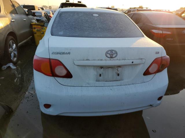 1NXBU4EE9AZ360947 - 2010 TOYOTA COROLLA BA WHITE photo 6