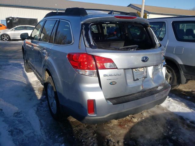 4S4BRDLC6D2285899 - 2013 SUBARU OUTBACK 3. SILVER photo 3