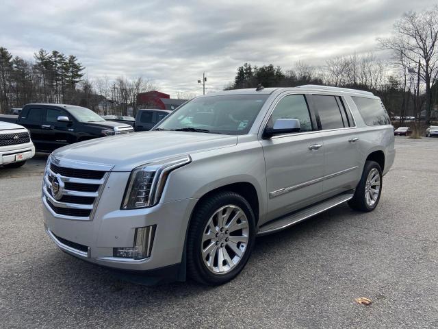 1GYS4HKJ2FR277586 - 2015 CADILLAC ESCALADE E SILVER photo 1