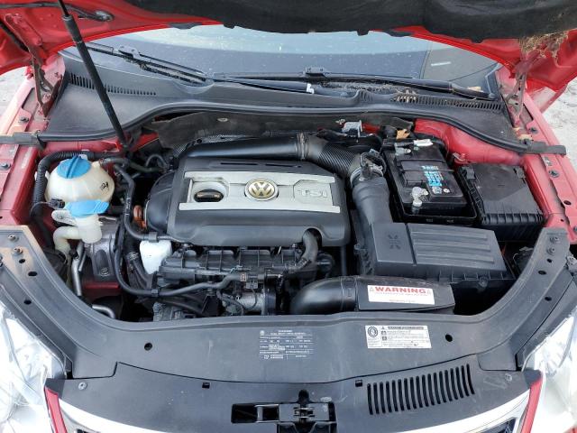 WVWBA7AH0AV017291 - 2010 VOLKSWAGEN EOS TURBO RED photo 11