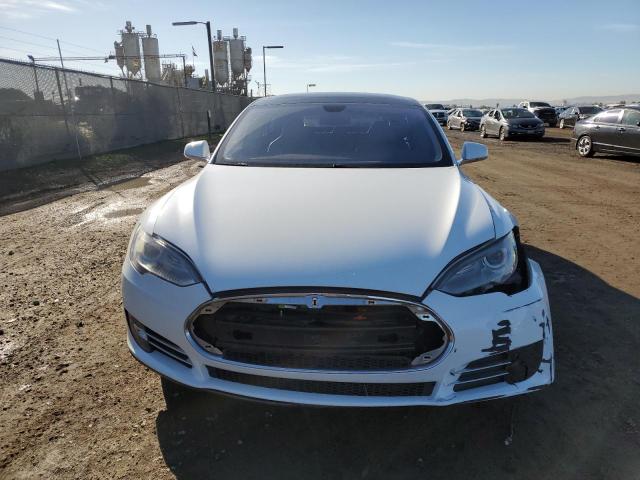 5YJSA1CPXDFP04069 - 2013 TESLA MODEL S თეთრი ფოტო 5