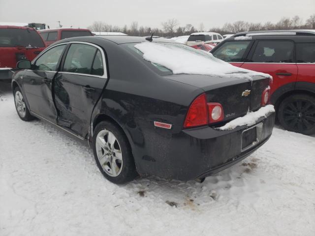 1G1ZH57B384299470 - 2008 CHEVROLET MALIBU 1LT ნაცრისფერი ფოტო 3