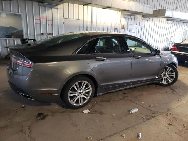 3LN6L2LU7ER822664 - 2014 LINCOLN MKZ HYBRID GRAY photo 3