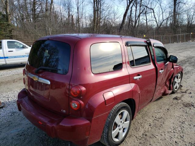 3GNDA13D26S636608 - 2006 CHEVROLET HHR LS MAROON photo 3