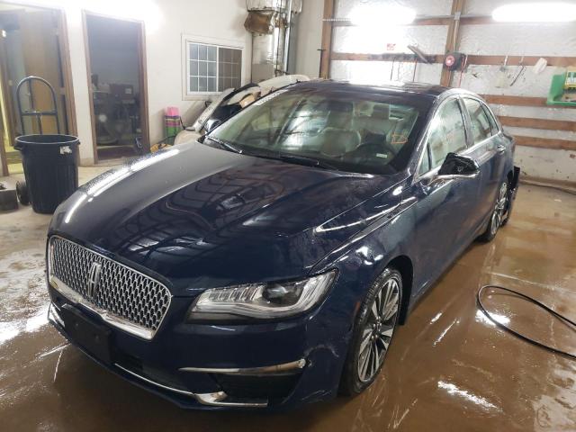 3LN6L5F98KR631744 - 2019 LINCOLN MKZ RESERV BLUE photo 1