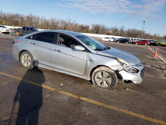 KMHEC4A45DA066190 - 2013 HYUNDAI SONATA HYB SILVER photo 4