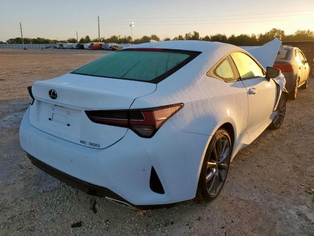 JTHGA5BC8N5012096 - 2022 LEXUS RC 300 WHITE photo 4