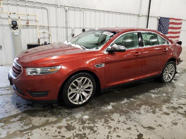 1FAHP2F85EG183391 - 2014 FORD TAURUS LIM RED photo 1