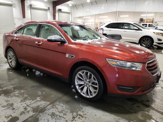 1FAHP2F85EG183391 - 2014 FORD TAURUS LIM RED photo 4