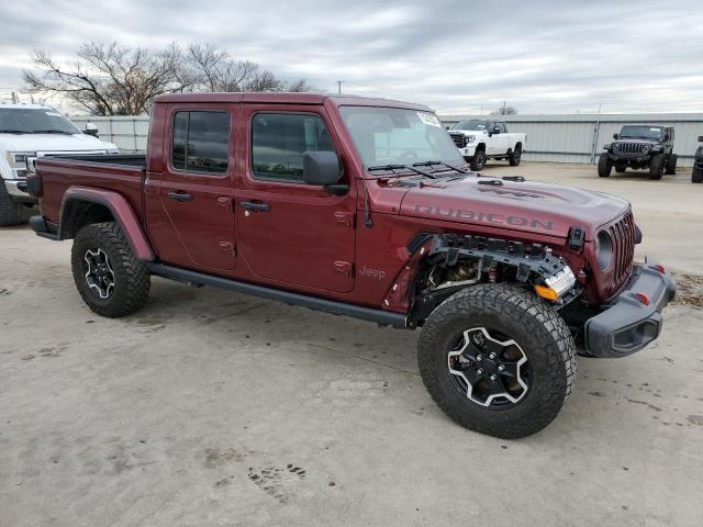 1C6JJTBG8NL101734 - 2022 JEEP GLADIATOR MAROON photo 4