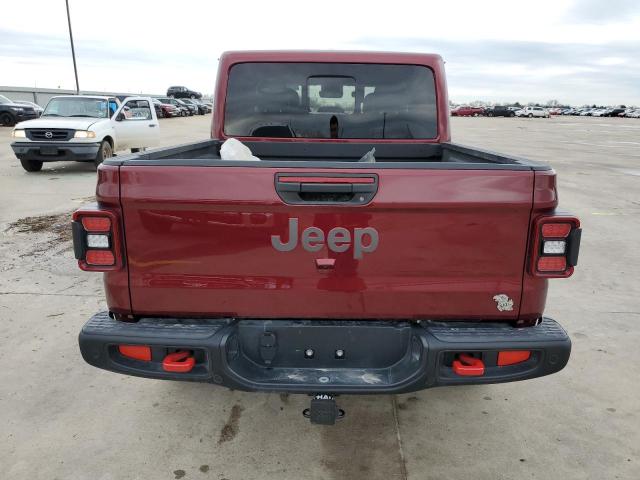 1C6JJTBG8NL101734 - 2022 JEEP GLADIATOR MAROON photo 6