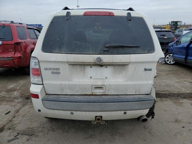 4M2CN8HG0AKJ00470 - 2010 MERCURY MARINER PR WHITE photo 6