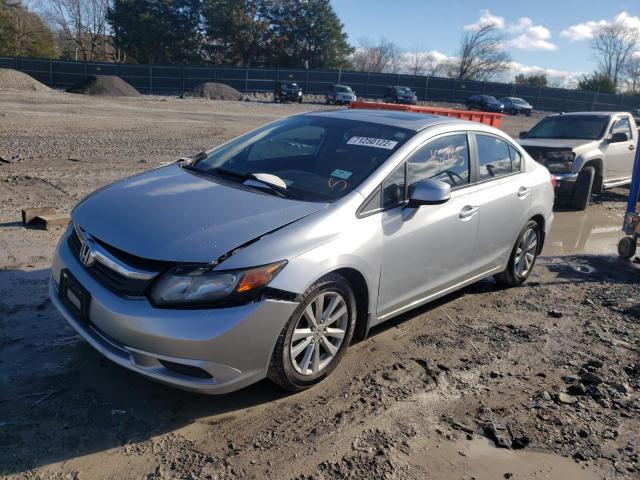 2HGFB2F96CH557728 - 2012 HONDA CIVIC EXL Gümüş foto 1