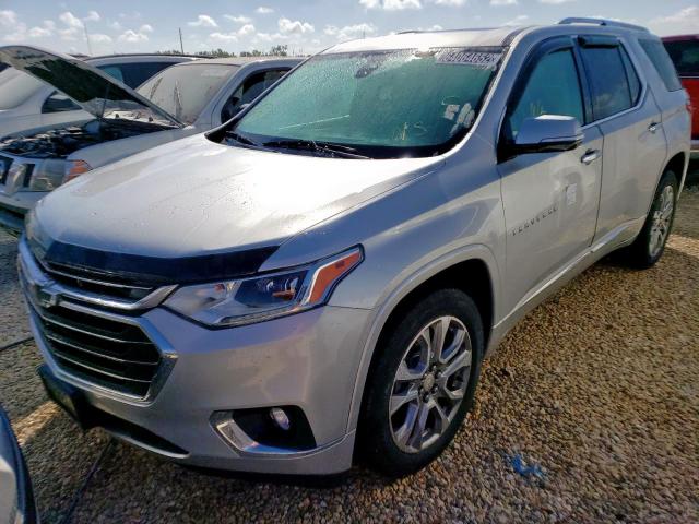 1GNEVKKW6KJ270827 - 2019 CHEVROLET TRAVERSE P SILVER photo 2