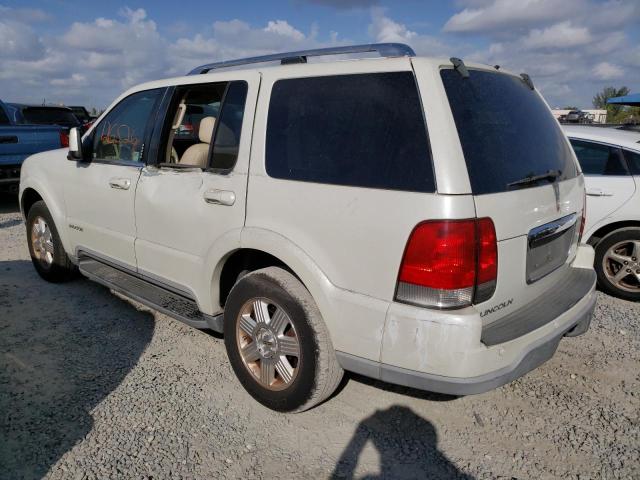 5LMEU68H54ZJ12018 - 2004 LINCOLN AVIATOR 白色 照片 2