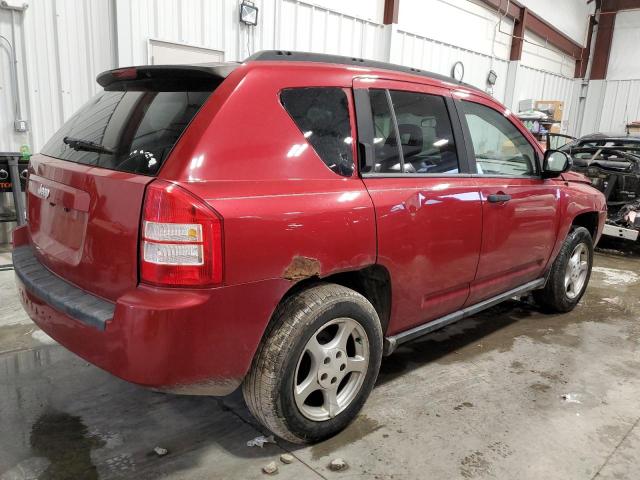 1J8FT47W77D339546 - 2007 JEEP COMPASS RED photo 3