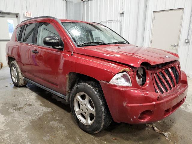 1J8FT47W77D339546 - 2007 JEEP COMPASS RED photo 4