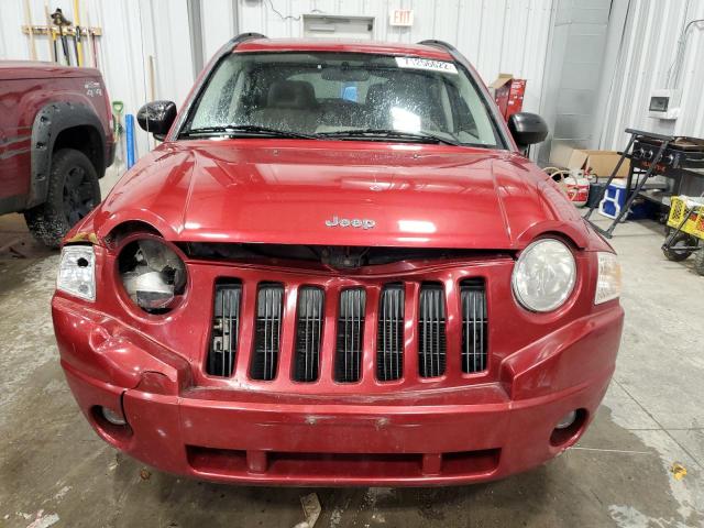 1J8FT47W77D339546 - 2007 JEEP COMPASS RED photo 5