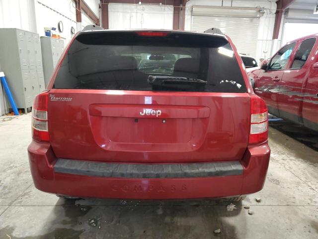 1J8FT47W77D339546 - 2007 JEEP COMPASS RED photo 6