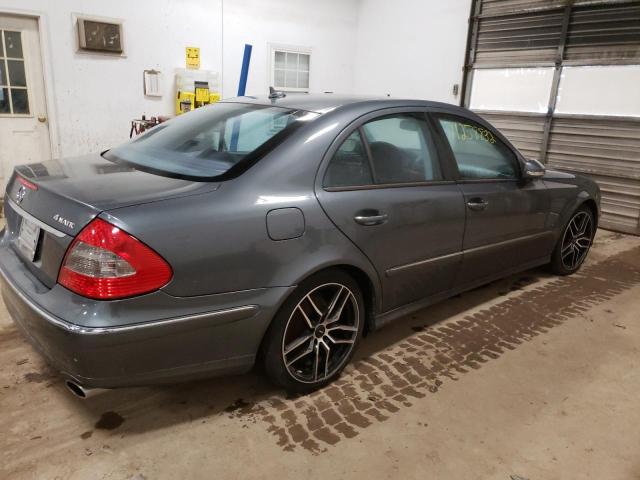 WDBUF87X78B245443 - 2008 MERCEDES-BENZ E 350 4MAT GRAY photo 3