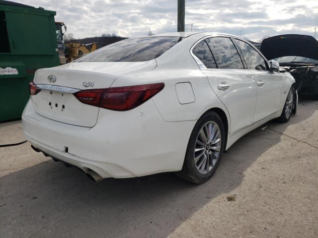 JN1EV7AP7JM359015 - 2018 INFINITI Q50 LUXE WHITE photo 3