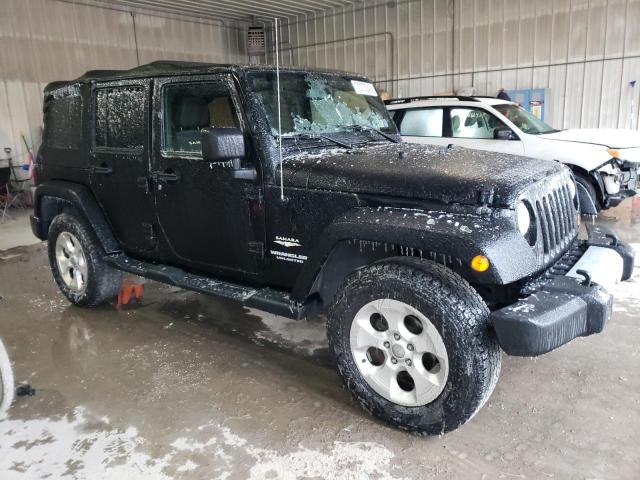1C4BJWEG9DL684453 - 2013 JEEP WRANGLER U BLACK photo 4
