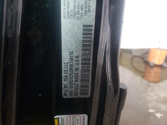 1C4HJXDG8MW748174 - 2021 JEEP WRANGLER U Schwarz Foto 13