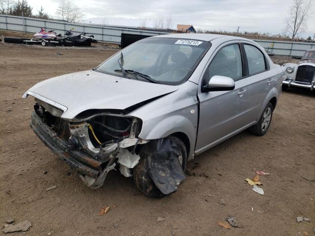 KL1TD56688B070900 - 2008 CHEVROLET AVEO BASE SILVER photo 1